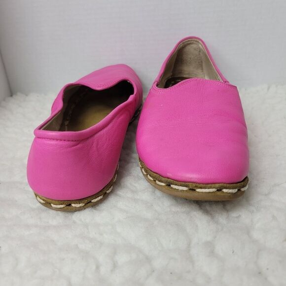 Sabah Slip On Unisex Shoes Size 8 Mens 10 Womens Condesa Pink Leather Rare Good  - Picture 7 of 9
